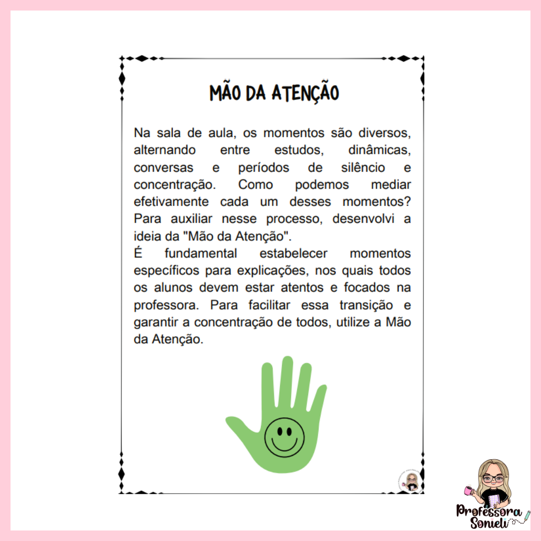 MÃO DA ATENÇÃO