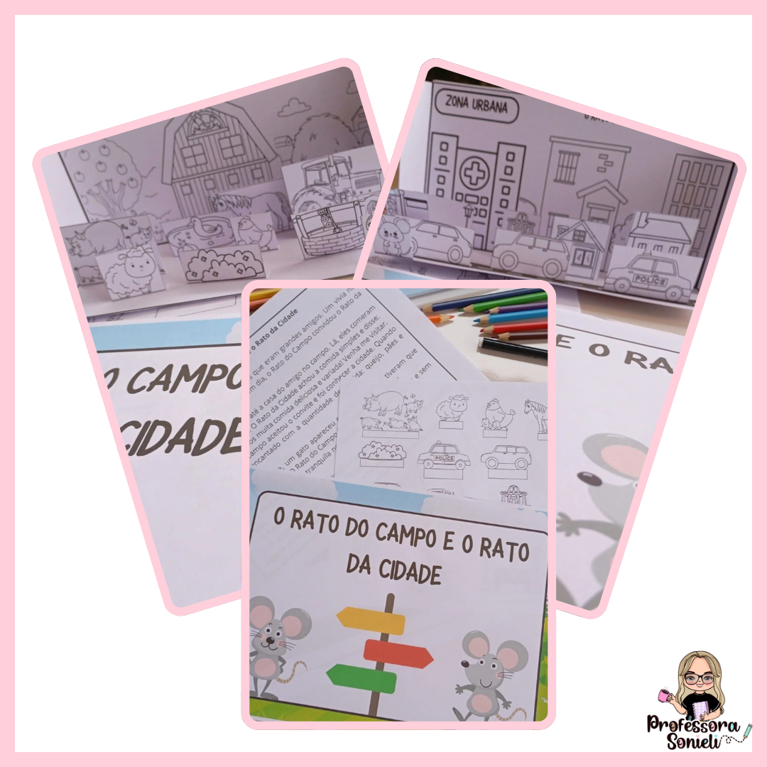 O RATO DO CAMPO E O RATO DA CIDADE