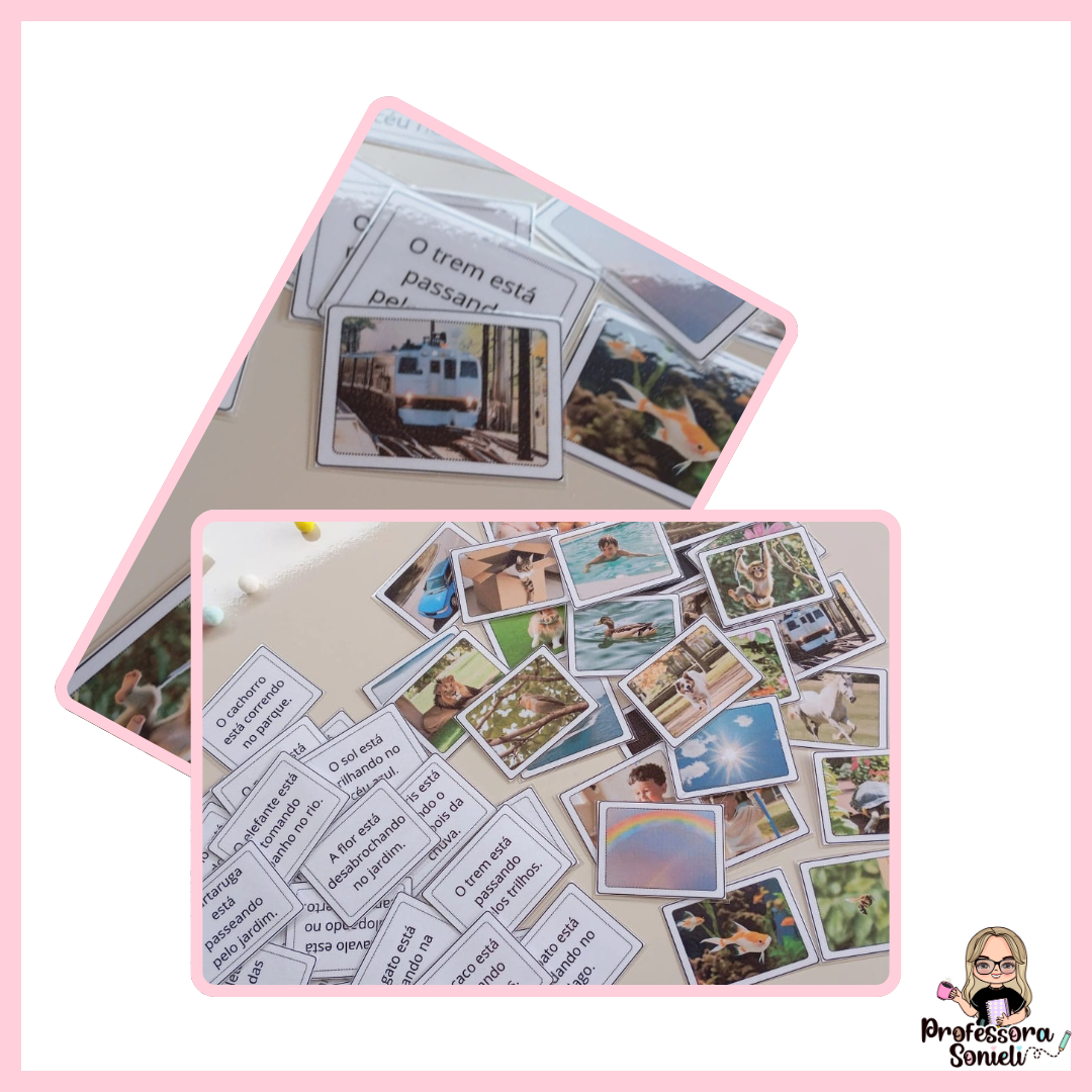 CARDS DE LEITURA E COMPREENSÃO - DESCUBRA E COMBINE