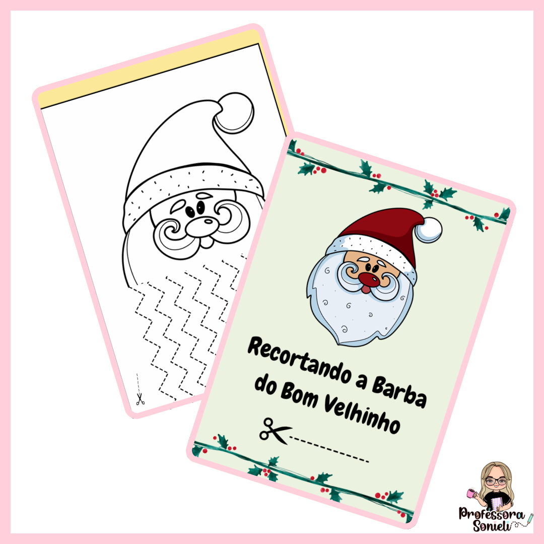 RECORTANDO A BARBA DO BOM VELHINHO