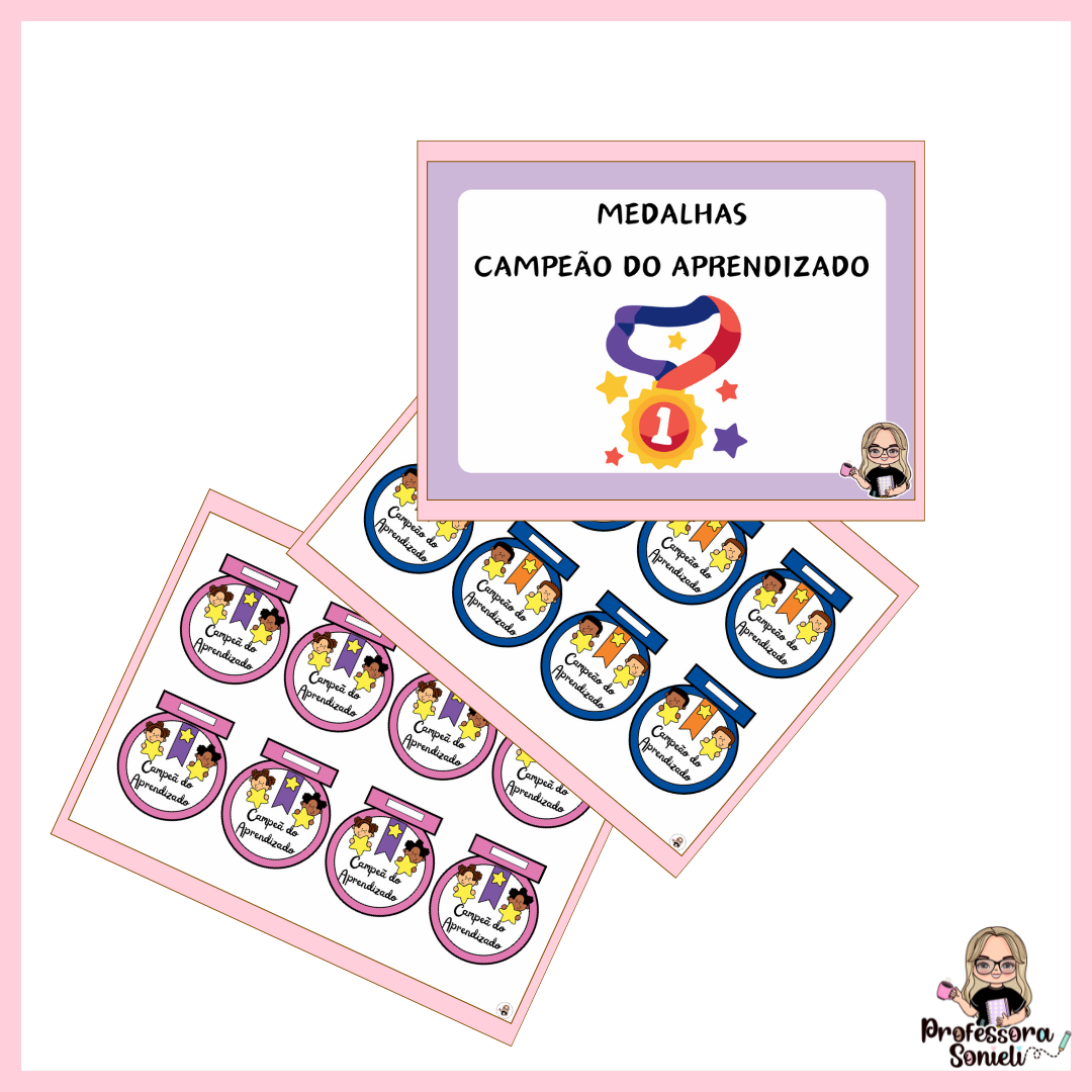 MEDALHAS - CAMPEÃO DO APRENDIZADO