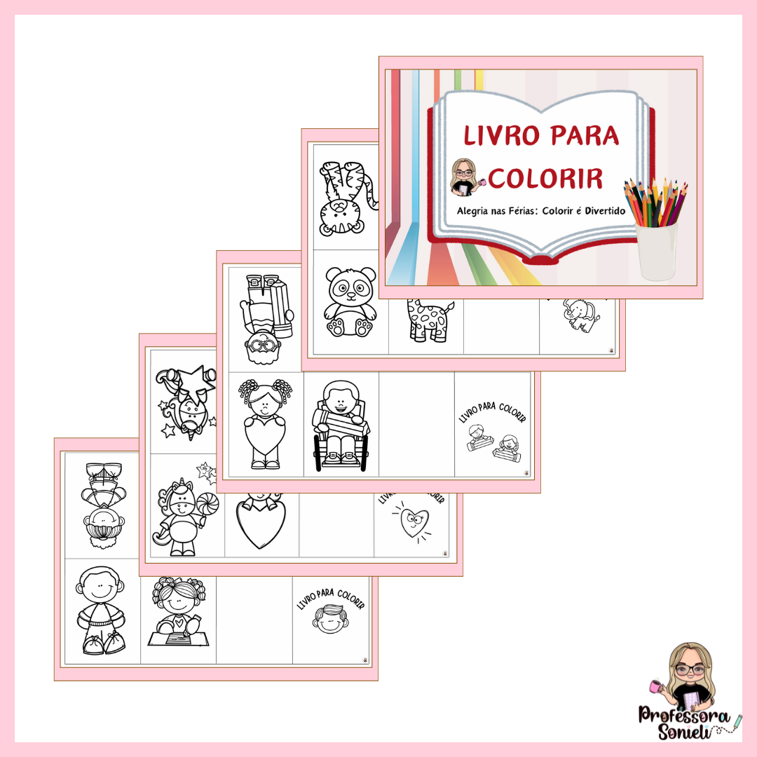 LIVRO PARA COLORIR - FÉRIAS