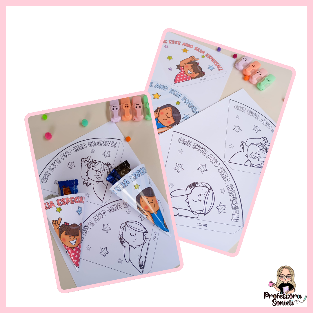 LEMBRANCINHA VOLTA ÀS AULAS - CONE