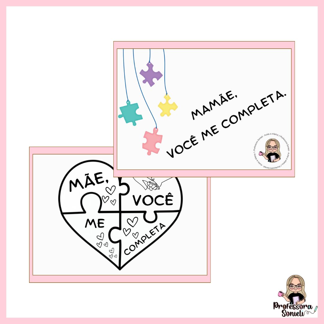 MAMÃE, VOCÊ ME COMPLETA