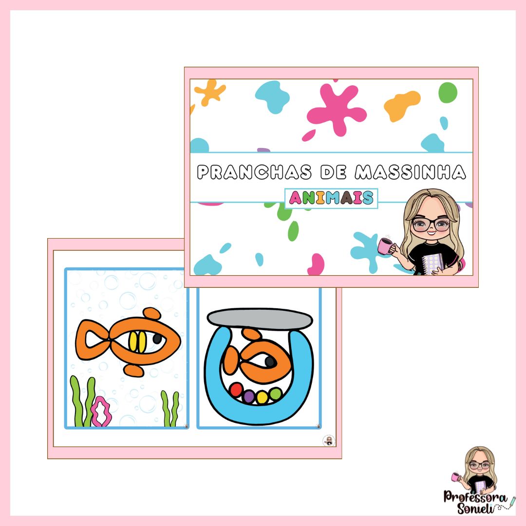 PRANCHAS DE MASSINHA - ANIMAIS