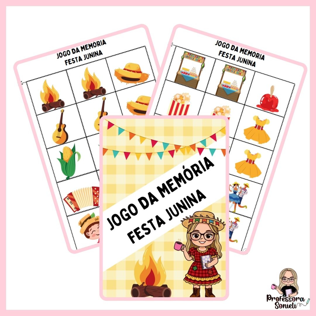 JOGO DA MEMÓRIA - FESTA JUNINA