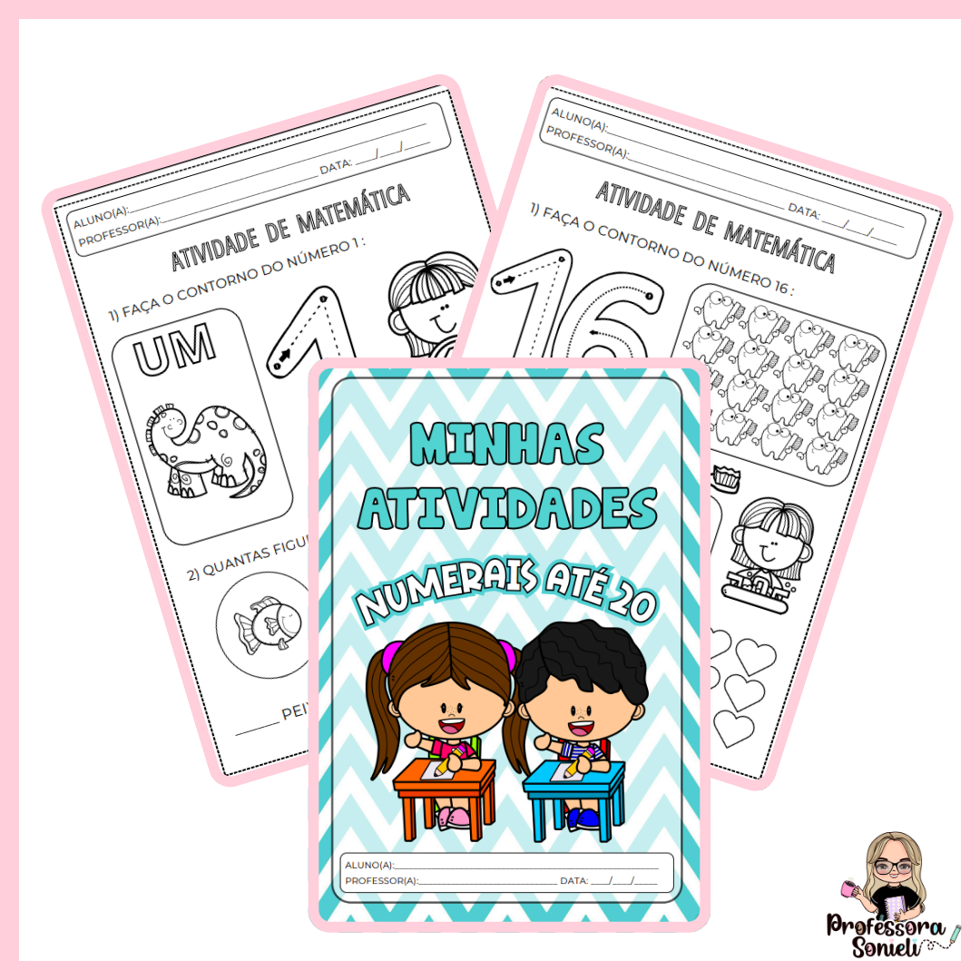 APOSTILA - MINHAS ATIVIDADES NUMERAIS ATÉ 20