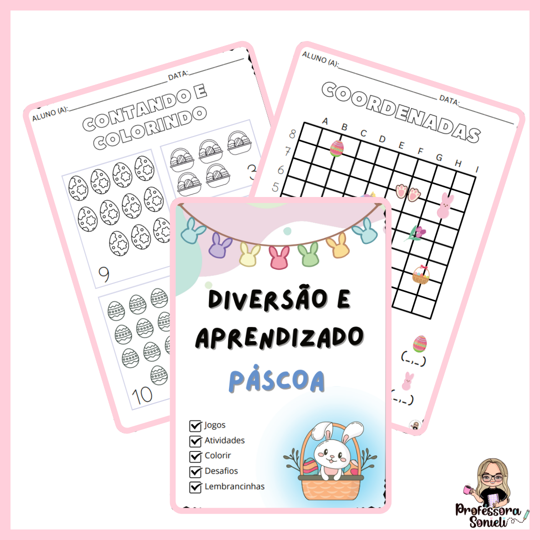 KIT PÁSCOA - DIVERSÃO E APRENDIZADO